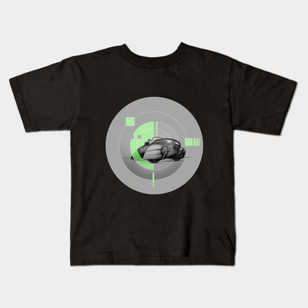 Space robot minimalism Kids T-Shirt by ZCardula